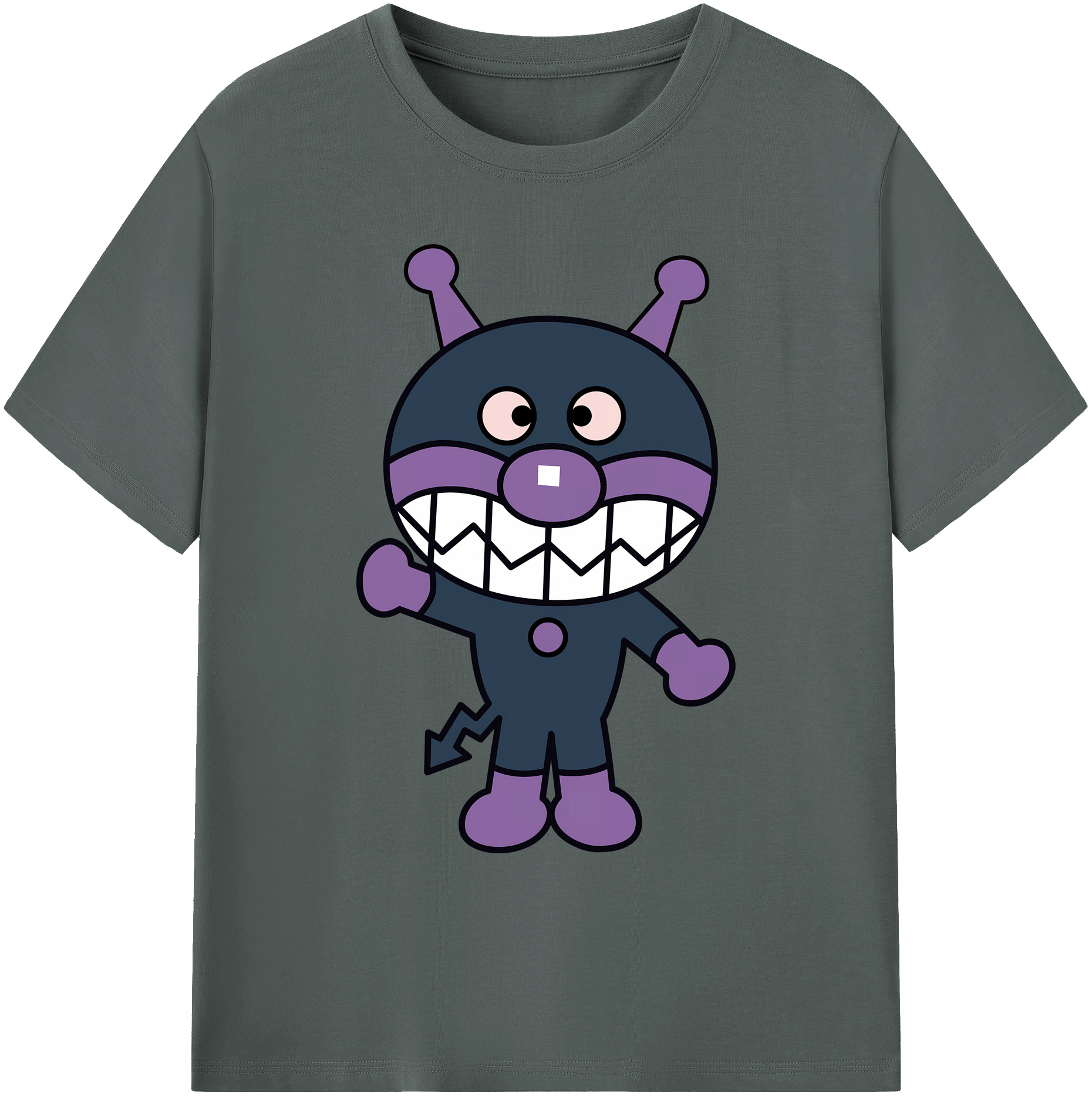 （画像用） アンパンマン Anpanman 綿100％ メンズ半袖Tシャツ｜肌触りやわらか＆通気性
